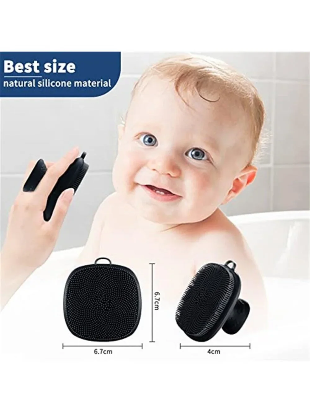 Face Scrubber, Silicone Face Scrubber for Men Facial Cleansing Brush Silicone